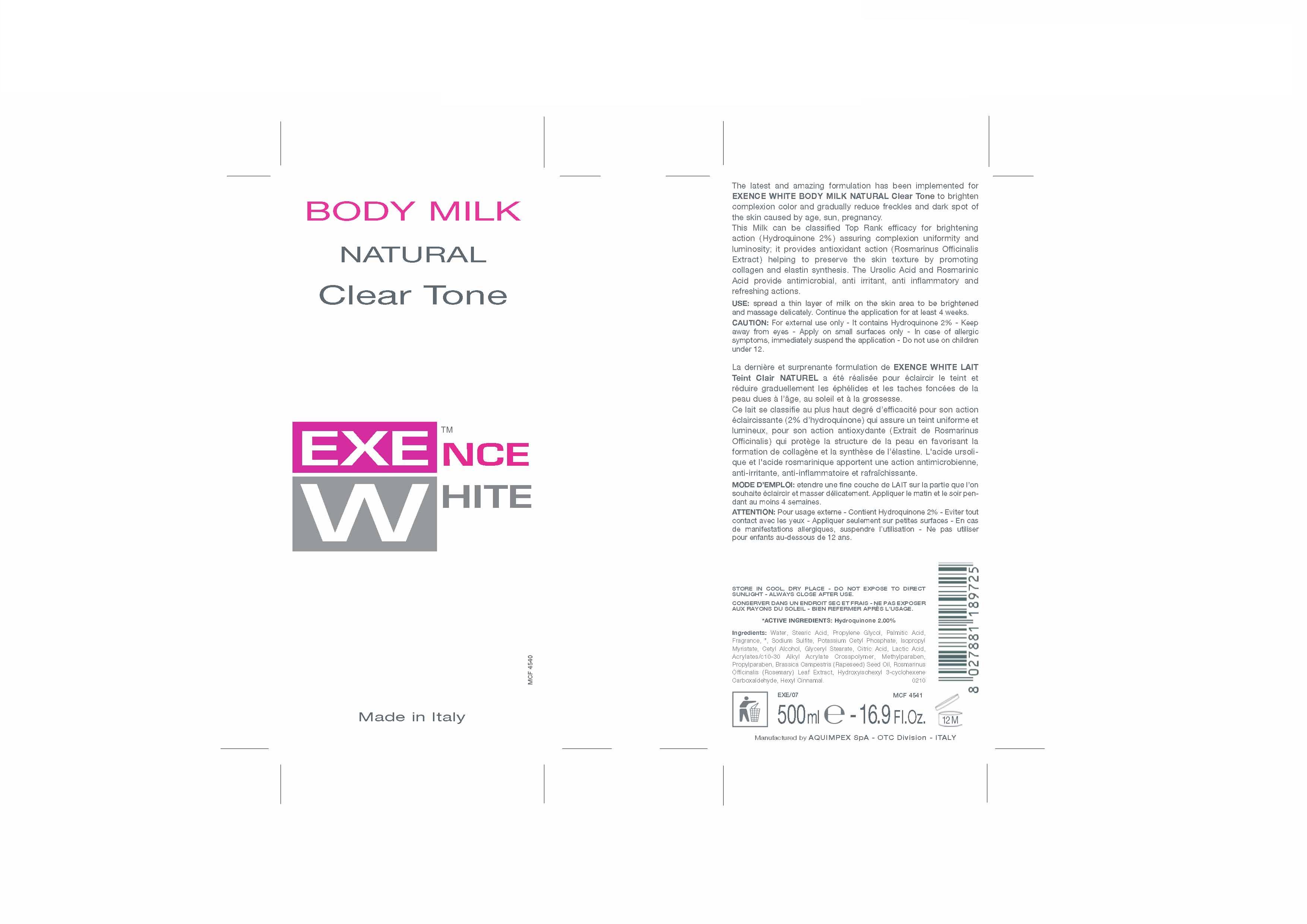 Exence White Hydroquinone